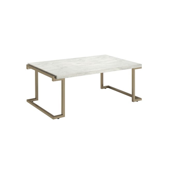 Coffee Table, FAUX MARBLE CHAMPAGNE, hi-res image number null