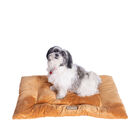 Pet Bed Mat, Dog Crate Soft Pad With Poly Fill Cushion, Medium Earth Brown, , alternate image number null
