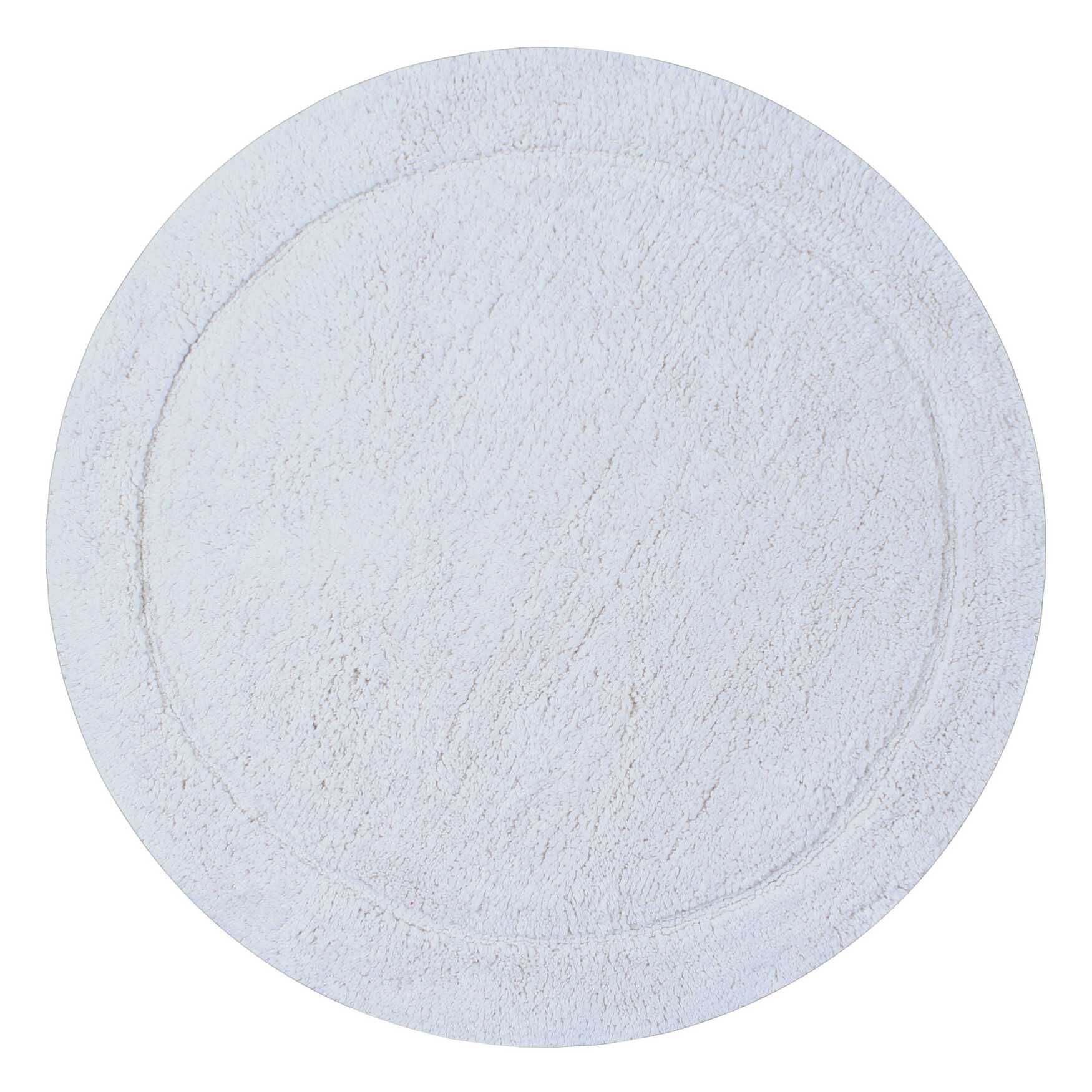 Bloomfield Round Bath Rug Collection, WHITE, hi-res image number 0