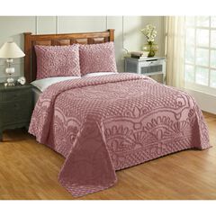 Trevor Collection Tufted Chenille Bedspread Set