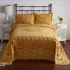 100% Cotton Georgia Chenille Bedspread