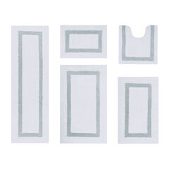 Hotel Collection 100% Cotton 5 Piece (17" X 24" | 20" X 20" | 21" X 34" | 24" X 40" | 20" X 60") Bat
