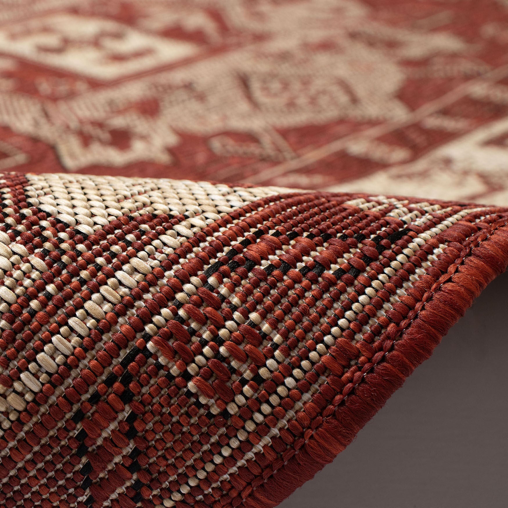 Carmel Kilim Indoor/Outdoor Area Rug Chili, , alternate image number 3