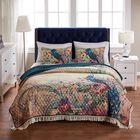 Eden Peacock Quilt and Pillow Sham Set, ECRU, hi-res image number null