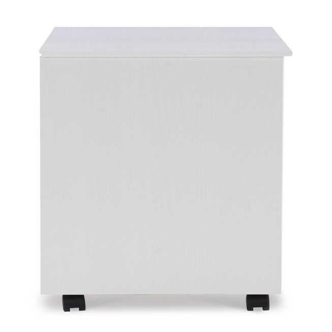 Cary Six Drawer Wide Roll Cart White Wash, , alternate image number 2