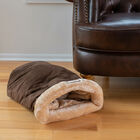 Sleep Shape Cat Dog Cave Bed, Indian Red, , on-hover image number null