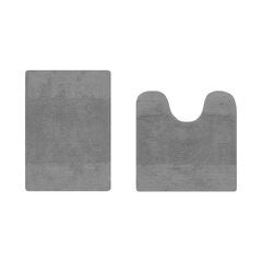 Granada Collection 100% Cotton 2 Piece (17" X 24" | 20" X 20") Bath Rug Set