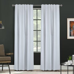 Baxter Blackout Dual Header Curtain Panel