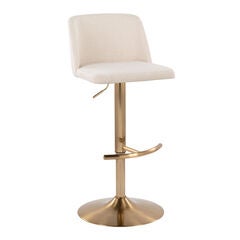 Toriano Adjustable Barstool - Set Of 2