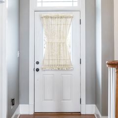 Cotton Voile Door Panel