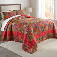Floral Quilted Bedspread