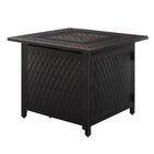 Downey 32" Square Aluminum LPG/NG Fire Pit, , alternate image number null
