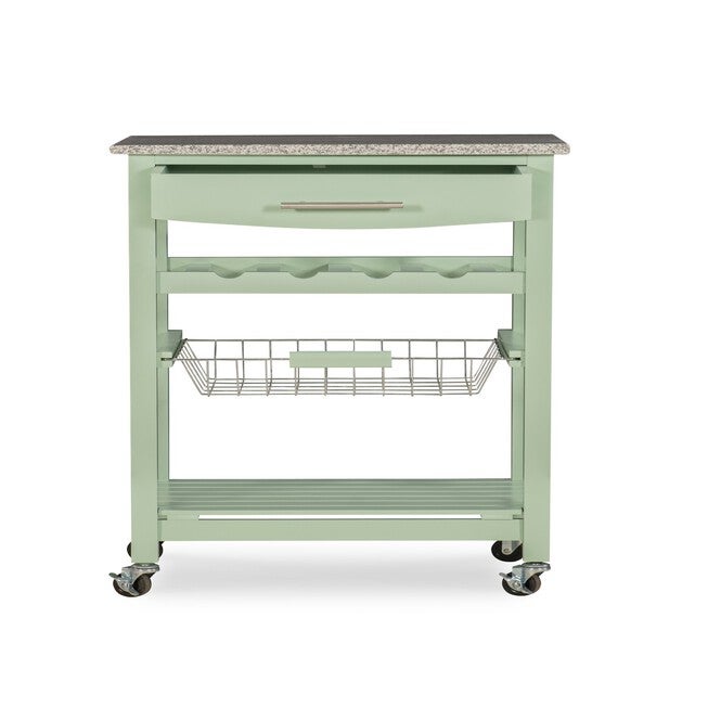 Kitchen Island Granite Top Green, , alternate image number null