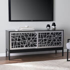Arminta Contemporary Media Cabinet, BLACK, hi-res image number null