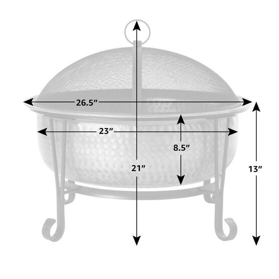 Palermo Copper Fire Pit, , alternate image number null