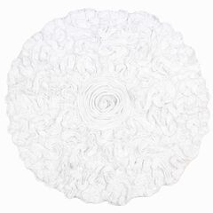 Bell Flower Round Bath Rug Collection