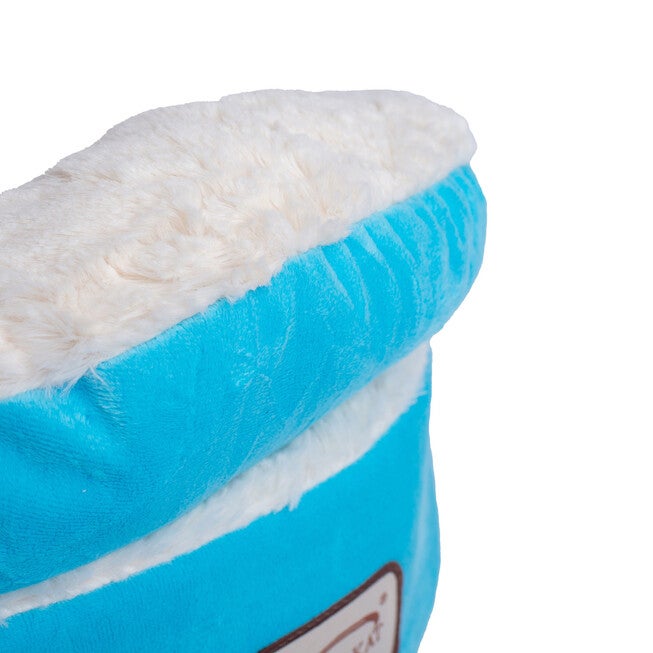 15 inches Soft Plush Round Dount Cat Beds, Dog Cuddler, , alternate image number null