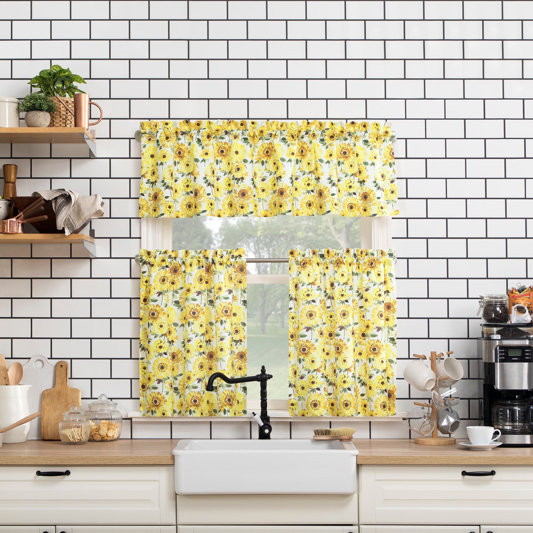 Sunny Kitchen Tier Set, YELLOW, hi-res image number 0