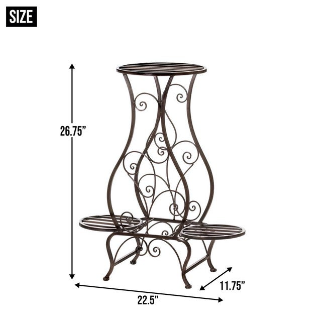 Hourglass Triple Plant Stand, , alternate image number null
