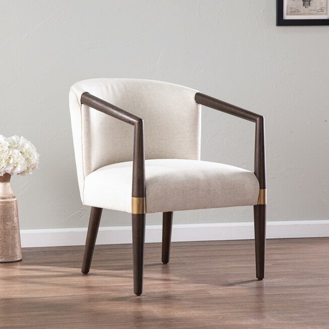 Exmont Upholstered Accent Chair, CREAM, hi-res image number null