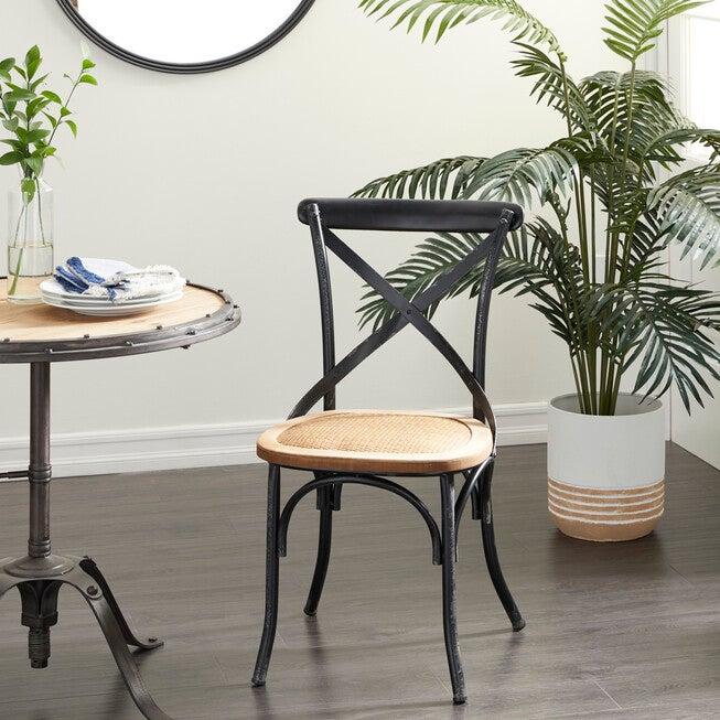 Black Iron Farmhouse Dining Chair, , alternate image number 7