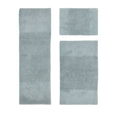 Granada Collection 100% Cotton 3 Piece (17" X 24" | 24" X 40" | 20" X 60") Bath Rug Set