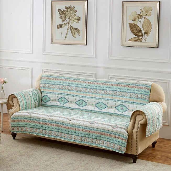 Phoenix Turquoise Furniture Protector, Arm Chair, , alternate image number null