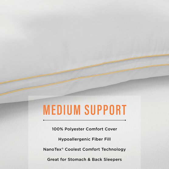 SensorPEDIC SofLOFT Medium Density Pillow 2-Pack, , alternate image number null