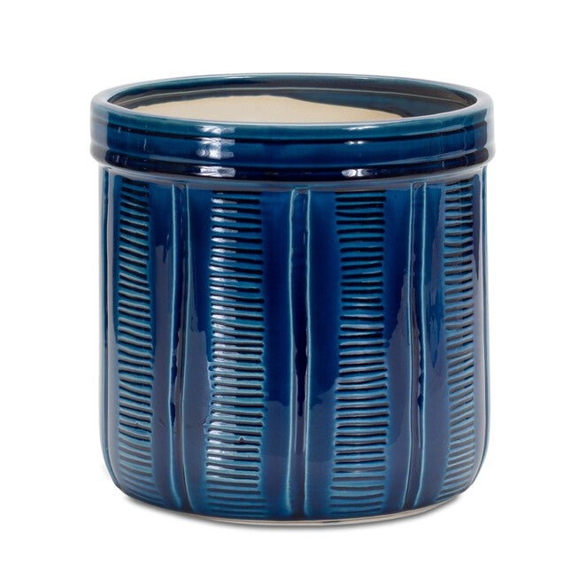 Container (Set of 3) 5 inchesH, 6 inchesH, 7.5 inchesH Terra Cotta, GREEN, alternate image number 1