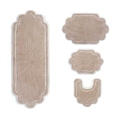 Allure 4 Piece Set Bath Rug Collection