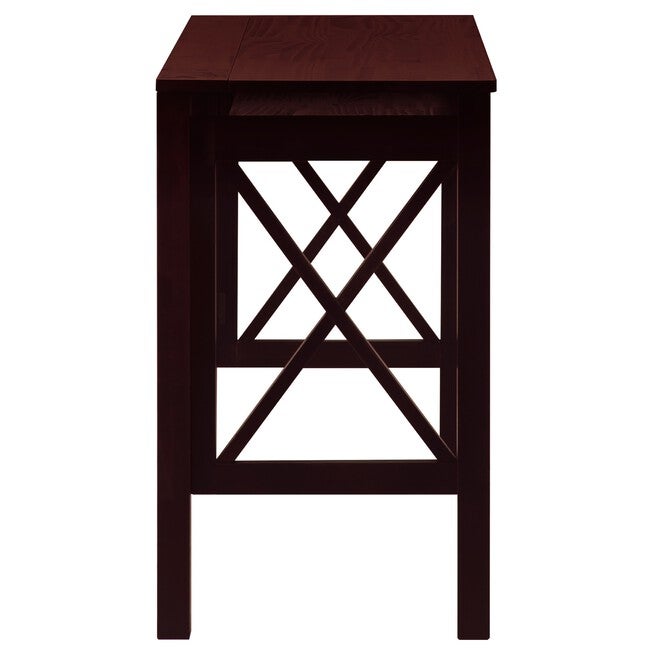 Montego Folding Desk with Pull-Out-Espresso, , on-hover image number null