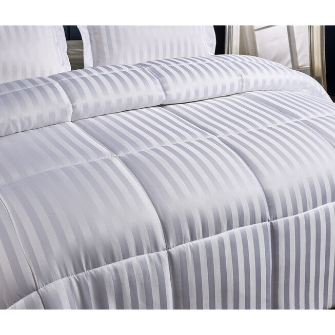 Kathy Ireland 3-Pc. Reversible Down Alternative Comforter, White Beding, , on-hover image number 1