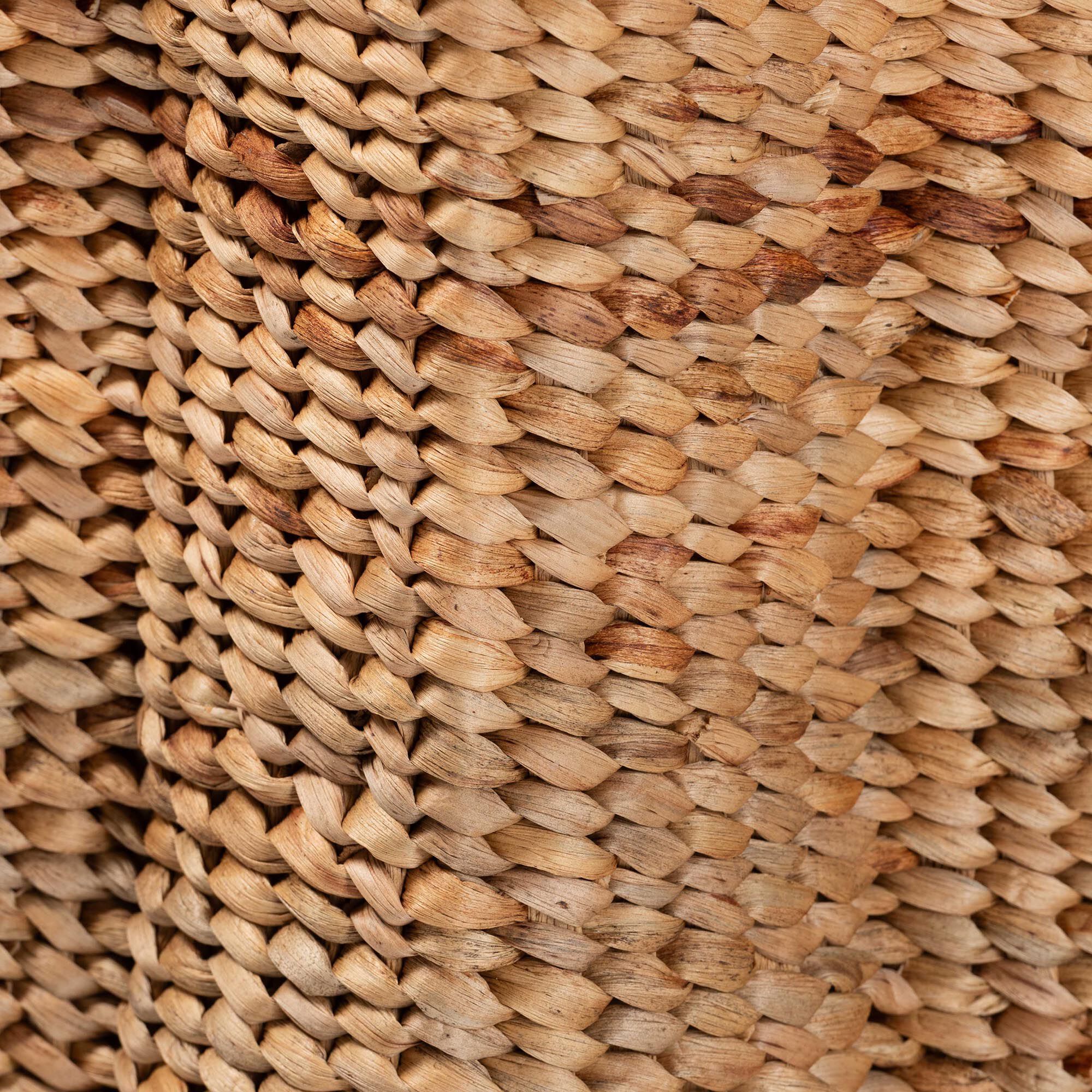 Della Woven Seagrass Laundry Hamper, NATURAL, alternate image number 4