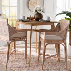 Allen Natural Rattan Counter Stool