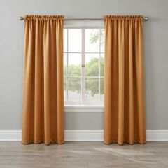 Gold Room Darkening Curtains