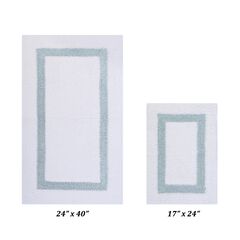 Hotel Collectionis Bath Mat Rug, 2 Piece Set (17" x 24" | 24" x 40")