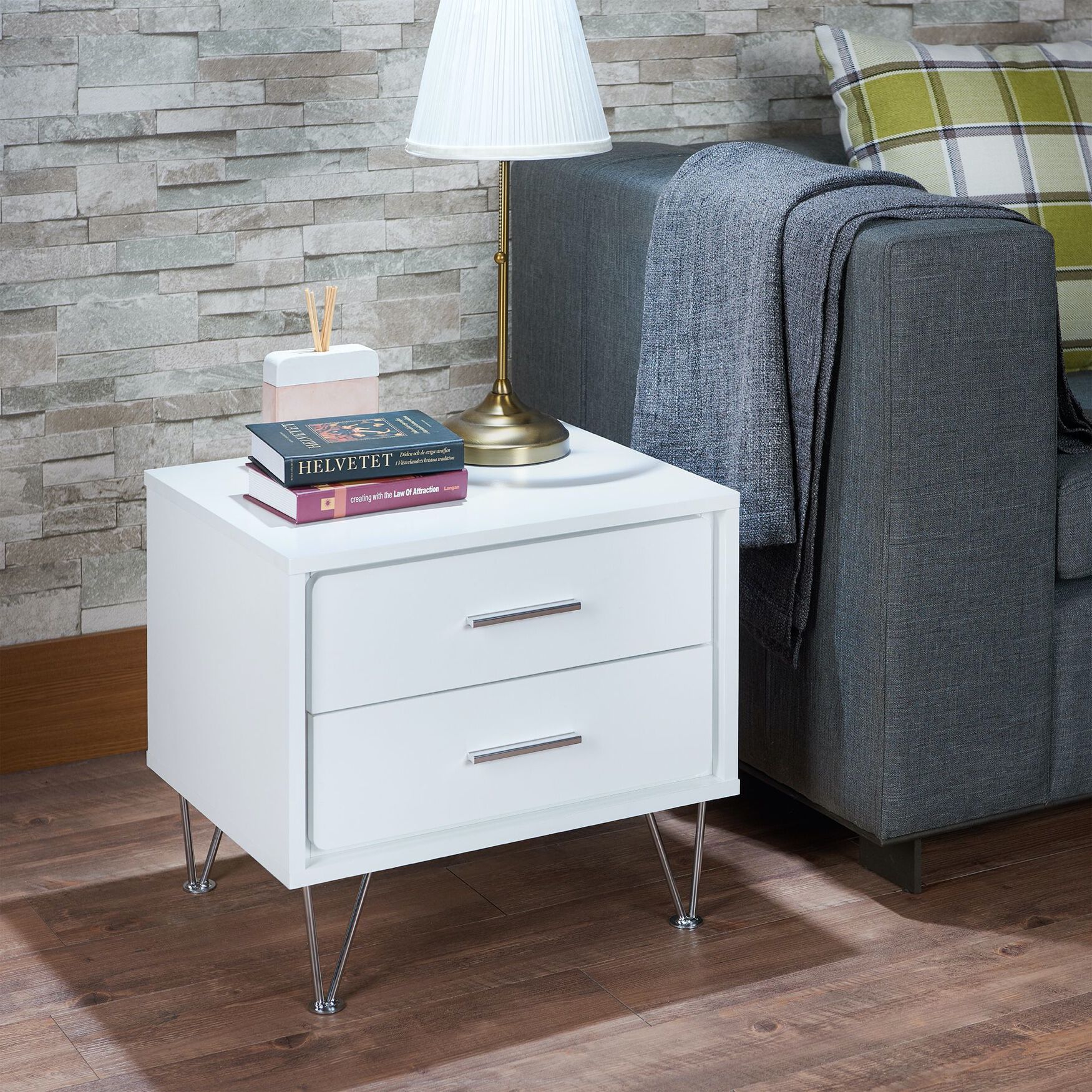 Accent Table or Nightstand, , alternate image number 8