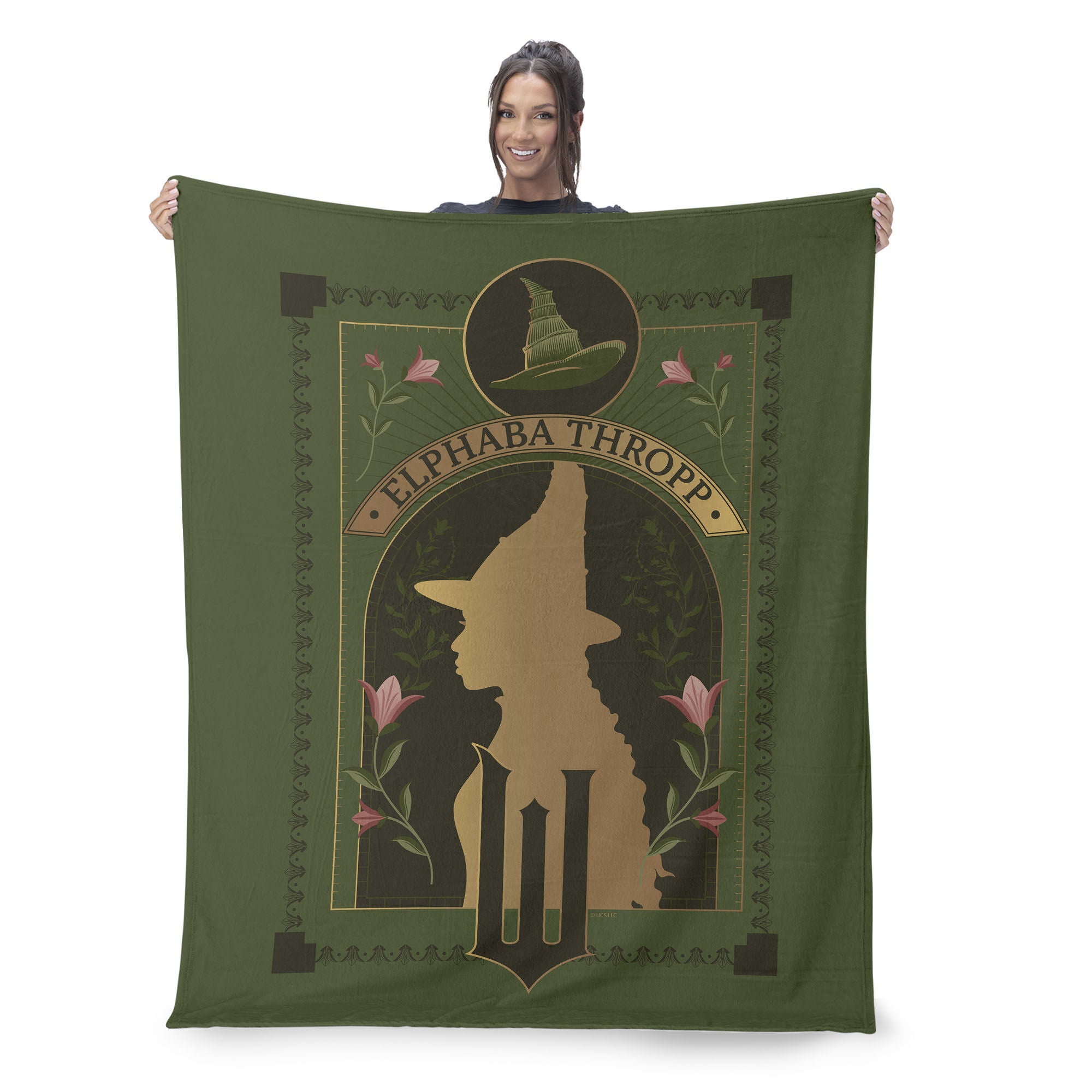 Wicked Elphaba Thropp Silk Touch Throw Blanket 60x80 inches, ELPHABA, on-hover image number 1