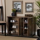 Cyrille Farmhouse Wood Shoe Cabinet Furniture, , alternate image number null