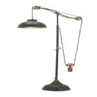 Black Metal Industrial Floor Lamp, BLACK, hi-res image number null