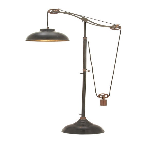 Black Metal Industrial Floor Lamp, BLACK, hi-res image number null