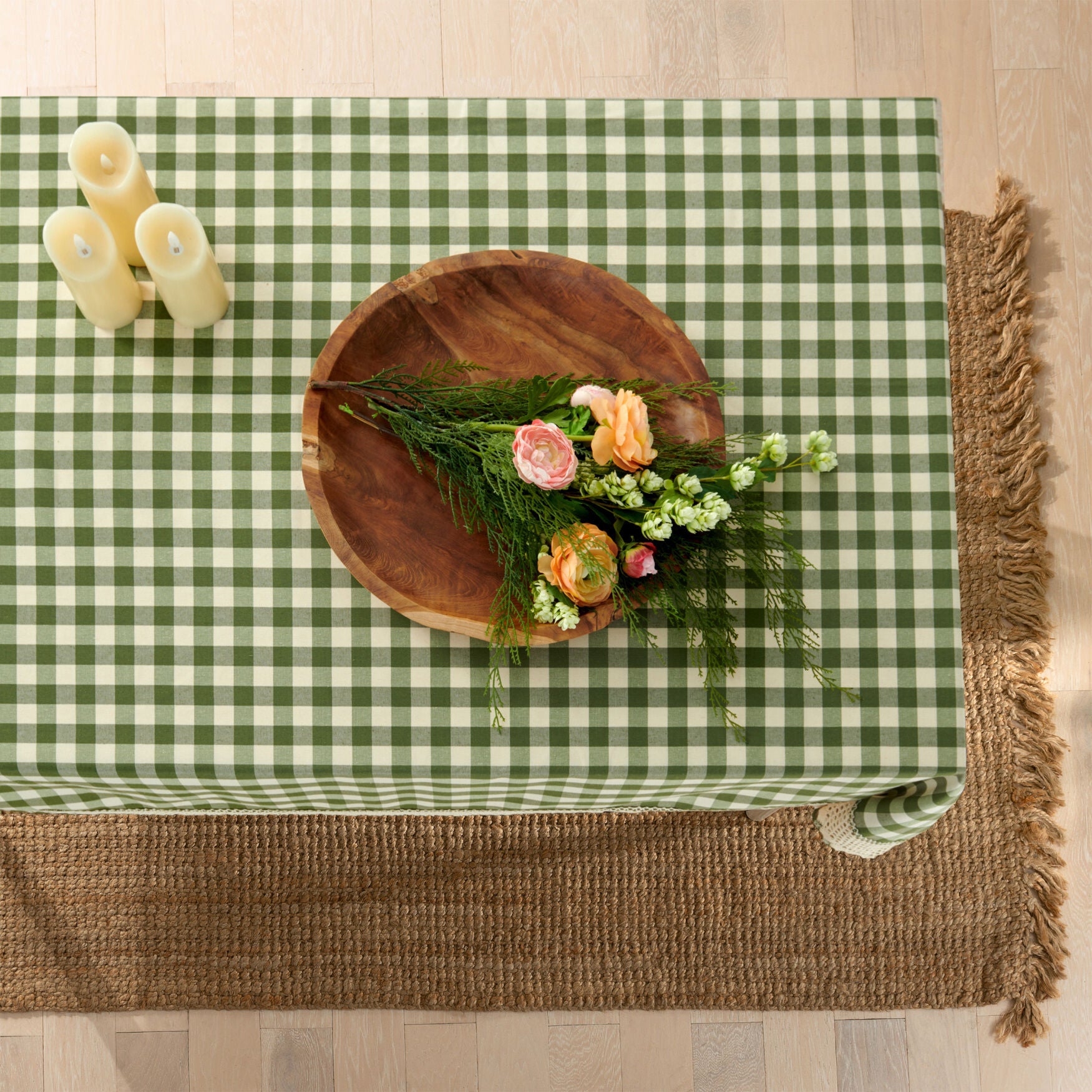 Buffalo Check Tablecloth - 60-in x 84-in, , alternate image number 15