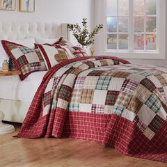 Oxford Reversible Cotton-Rich Bedspread Set
