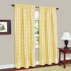Buffalo Check Window Curtain Panel