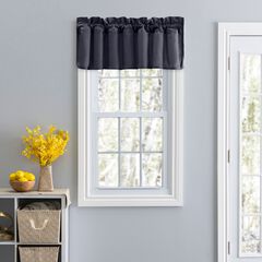 Stacey Curtain Color Lined Swag Set Filler Valance