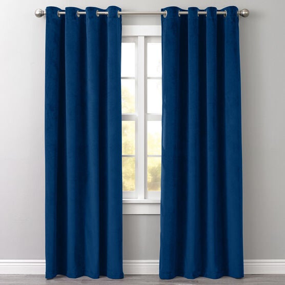 BH Studio Velvet Grommet Panel, SAPPHIRE, hi-res image number null