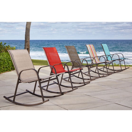 350 lbs. Weight Capacity Textilene Rocker, BREEZE, hi-res image number null