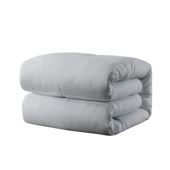 Subway Tile Down Alternative Comforter, Glacier Grey, , alternate image number null
