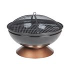 Degano Round Fire Pit, BLACK, hi-res image number null