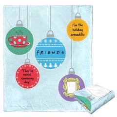 Wb Friends Quippy Ornaments Silk Touch Throw
